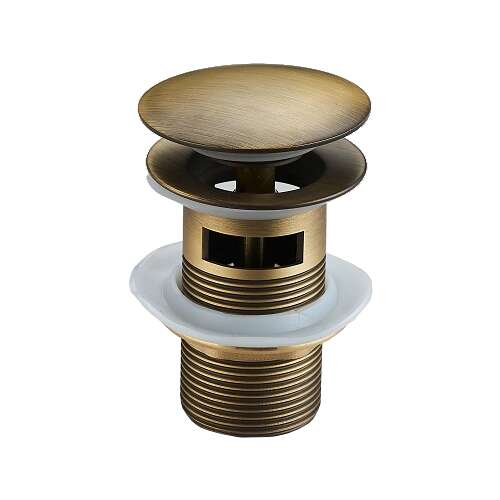 Mexen  ventil klik-klak  runda  cu preaplin ,  bronz antic  - 79920-30