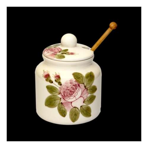 Romantik Rózsás Mézesbögre - Kerámia - 7,5 dl