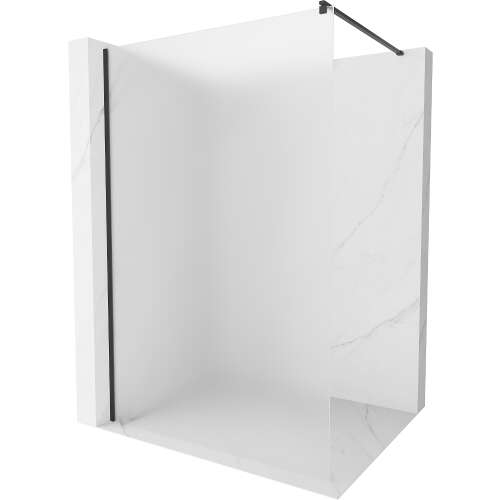 Mexen Kioto Walk-in Zuhanyfal - 80x200 cm - Fekete
