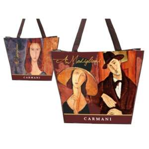 Modigliani művészeti nyomtatású válltáska, Carmani - Bevásárló táska- & szatyor