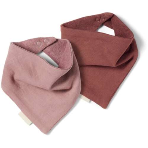 Nuuroo Acile Terry Nyálkendő, 2 darabos csomag, Mahagoni/Rózsa