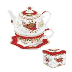 R2S.1096CHME Porcelán egyszemélyes teásszett 450/370ml, dobozban, Christmas Memories 80972191 - Tálalás