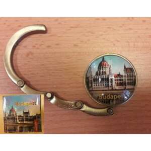 Budapest Parlament épület táskatartó, fém keret, ajándék szuvenír - Bevásárló táska- & szatyor