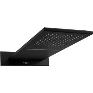 Mexen Vízfal Zuhanyfej, Fekete, Slim, 50 x 22 cm - Zuhanyfej