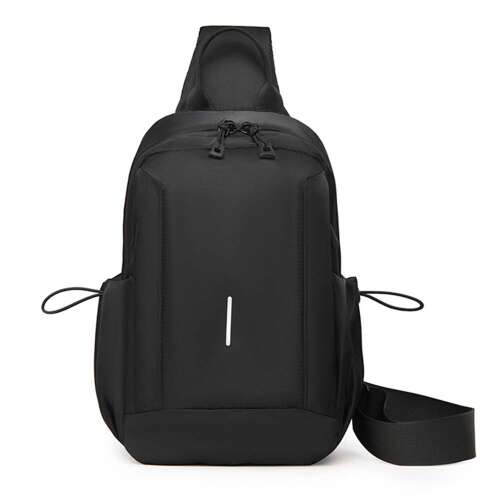 Čierna vodotesná nylonová crossbody taška pre ženy, značka Dollcini, ideálna na cestovanie, prácu alebo každodenné použitie