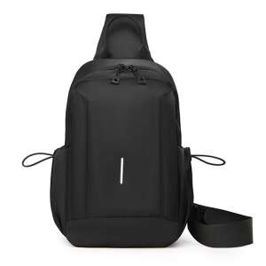 Schwarze wasserdichte Nylon-Umhängetasche für Damen, Marke Dollcini, perfekt für Reisen, Arbeit oder den täglichen Gebrauch - Damen-Accessoires