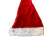 Mikulás sapka, piros bársony Mikulás sapka fehér szőrme szegéllyel, karácsonyi jelmez kiegészítő