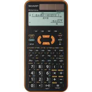 Calculator științific Sharp EL-W531XG cu afișaj WriteView, portocaliu și negru - Sharp Calculatoare de birou