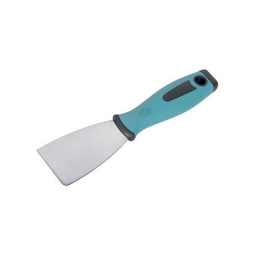 Wolfcraft Profi 2C spatula, 125 mm, rozsdamentes acél penge, ergonomikus fogantyú - Wolfcraft