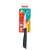 Tefal Colorfood 8cm serrated knife packaging, black handle, stainless steel blade