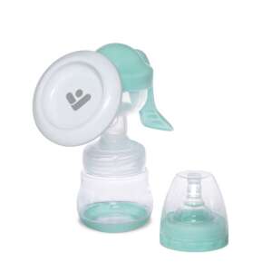 TrueLife TLBPMAN manual breast pump, green, with bottle and parts - Babies & Toddler