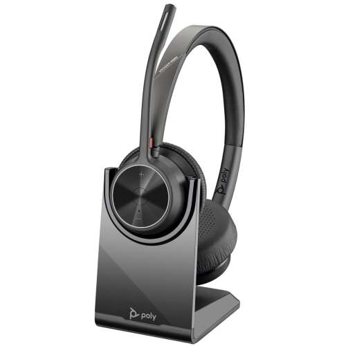 Poly Voyager 4320 UC Bluetooth Headset - Sztereó, Zajszűréssel