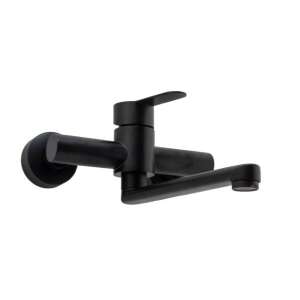 TRENDY'S matt fekete falra szerelhető konyhai csaptelep - Trendy S Csaptelep