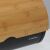 Close-up of SABROSO bread bin bamboo lid detail
