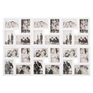 Photo Frame, 24 Photo Collage, 57x86cm, White