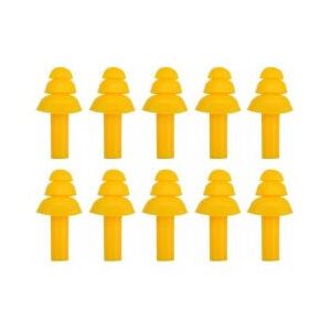 YATO újrafelhasználható szilikon füldugók, 5 pár, SNR 32dB, sárga - Füldugó