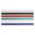 Donau document rails in various colors, 8mm, 1-80 lap