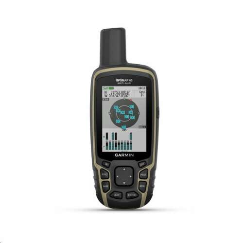 Garmin GPSMAP 65 Kézi GPS Navigáció - Többsávú, 6,6 cm Kijelző