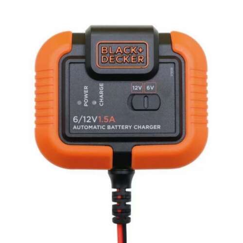 Black+Decker 6/12V 1.5A Automatic Battery Charger