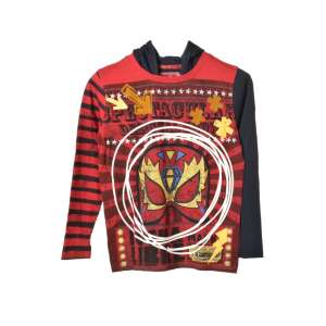 Desigual piros, kapucnis, hosszú ujjú fiú felső 32767626 - Desigual