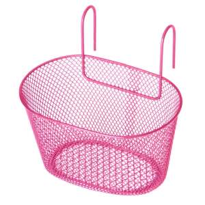 Rózsaszín BikeTrade akasztós kosár gyerek kerékpárra - BikeTrade