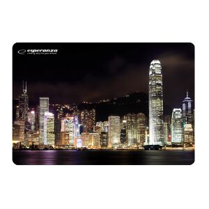 Esperanza EA133 mouse pad featuring Hong Kong skyline at night - Mouse Pad