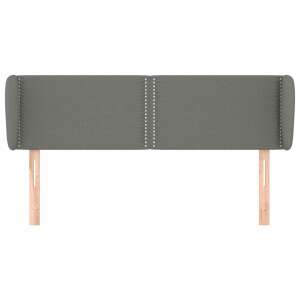 vidaXL dark grey fabric headboard with wings 147x23x78/88 cm 84306078 - VidaXL Headboard