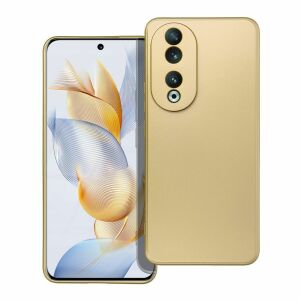 Honor 90 5G goldene Silikon Handyhülle, Metallic Serie - Technische Artikel & Elektronik