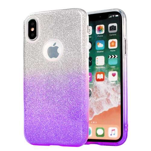 Samsung Galaxy A50 ezüst és lila csillámos telefontok - Galaxy