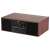 JVC RD-E761 Retro CD Player with FM Radio and Bluetooth, Black and Brown