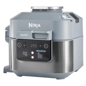 Ninja ON400DE, 1760 W, 5.7 L, 10 Program, Időzítő, Szürke-Inox meleglevegős sütő