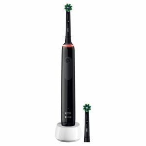 Oral-B Pro 3 3000 Black Electric Toothbrush with Charging Station - Mouth shower and Electric toothbrush