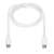Kabel USB-C do USB-C, biały