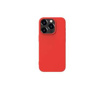 Cellect Prémium Szilikon Tok iPhone 15 Pro-hoz - Piros - Cellect