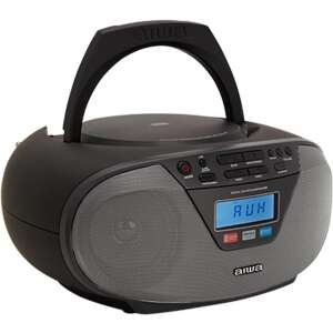 RADIO CD PORTATIL CON BLUETOOTH USB AIWA BBTU300BW