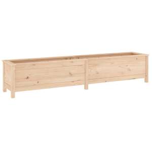vidaXL solid pinewood raised garden bed, 199.5x40x39 cm, for growing vegetables and flowers - Raised Garden Bed