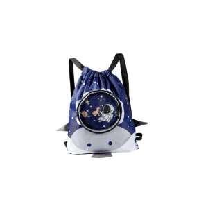 Űrhajós mintás tornazsák gyerekeknek, vízálló, tornazsák, iskolatáska, sporttáska - Tornazsák