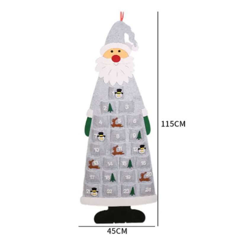 Wall-hanging Santa Advent Calendar