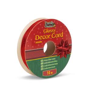 Lesklá dekoračná šnúra  - 10 m