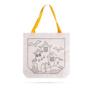 Coloring gift bag with castle design, 4 markers included - Gift wrapping