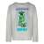 Minecraft Creeper long sleeve t-shirt for boys, grey, 12 years