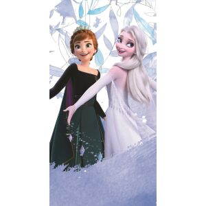 Disney Frozen Wonderland beach towel 70x140 cm featuring Elsa and Anna - Disney Bath Towel, Washcloth, Hooded Towel