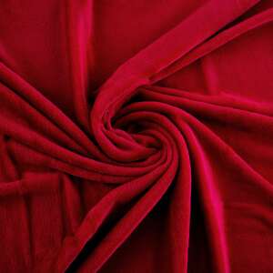 Kellemes tapintású puha plüss takaró - piros, 150*200cm (BBCD) 81489521 Pléd