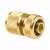 Cellfast Brass Quick Connect 1/2 inch - 5/8 inch, Heavy Duty, Garden Hose Connector