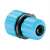 Cellfast ERGO 1/2"-3/4" hose connector, blue, for connecting garden hoses