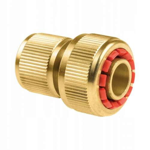 Cellfast Brass 3/4 inch quick connector with water stop, heavy duty