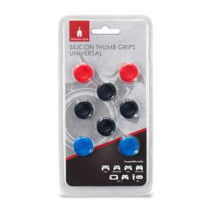 Spartan Gear - Silicon Thumb Grips Universal (8pcs - colour: 4pcs Black, 2pcs Red, 2pcs Blue) (MULTI) 81541541 