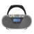 Aiwa BBTU-400SL przenośne radio CD z Bluetooth, wejściem USB, zegarem i budzikiem, widok z przodu