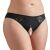 Cottelli Curves Plus Size Csipkés Bugyi - Fekete - Nyitott Alsó 81543060