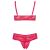 Cottelli Plus Size - soft lace bra set (red) 138566681